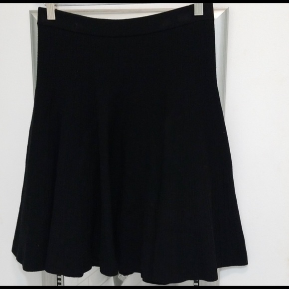 Philosophy Black Knit Skater Skirt - Picture 2 of 8